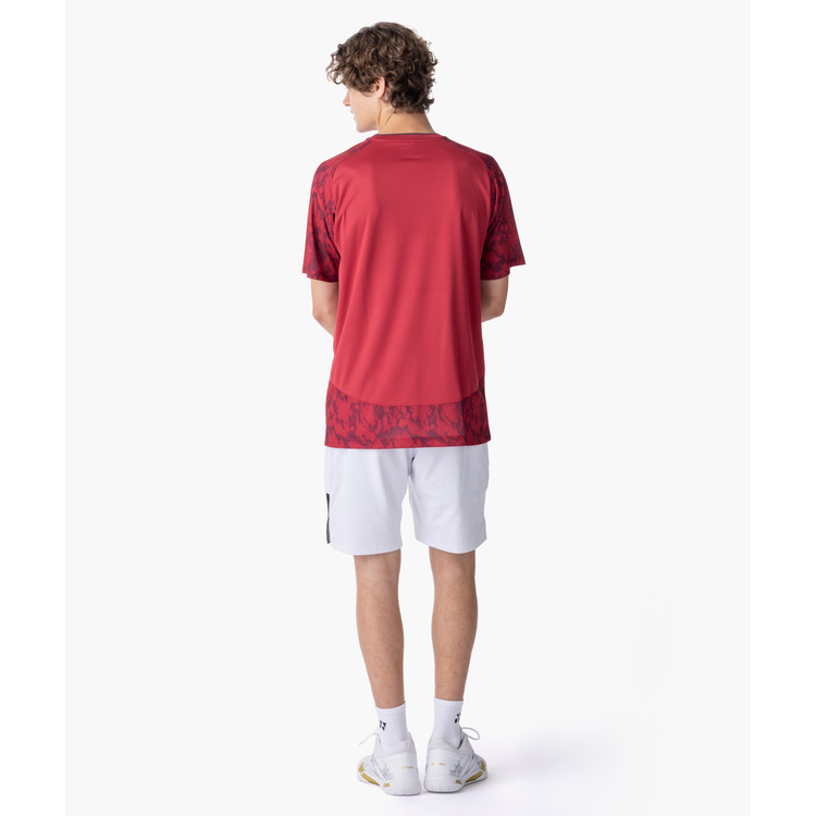 YONEX Unigame Shirt.10742 Color:Deep Red