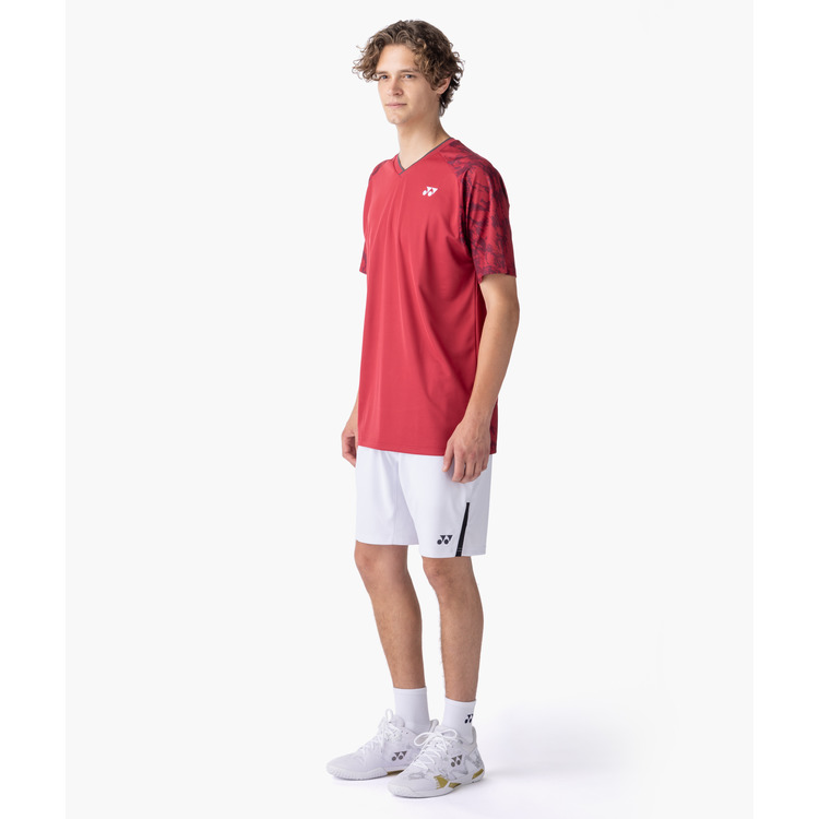 YONEX Unigame Shirt.10742 Color:Deep Red