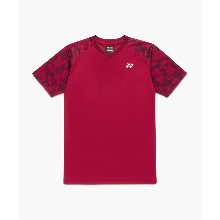 YONEX Unigame Shirt.10742 Color:Deep Red