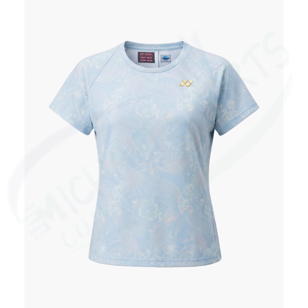 YONEX Women's game shirt.20983 Color:Pastel blue