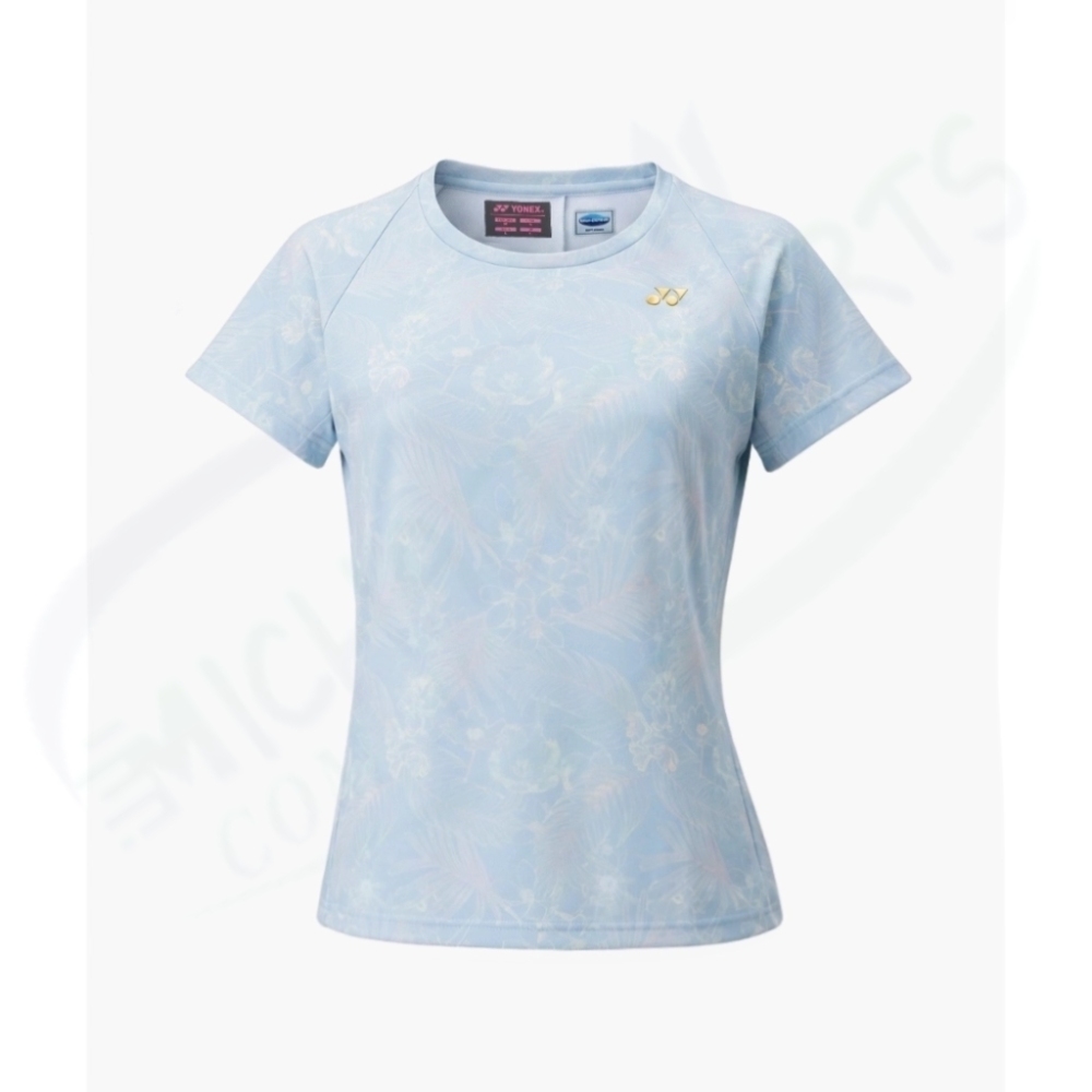 YONEX Women's game shirt.20983 Color:Pastel blue