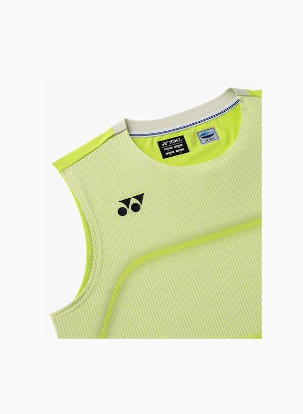 YONEX 10714 MEN'S SLEEVELESS TOP-FRESH LIME made in Japan
