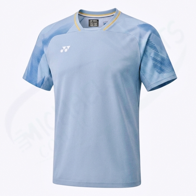 YONEX 10733YX Men Crew Neck Badminton Shirt Jewel Blue Made in Japan