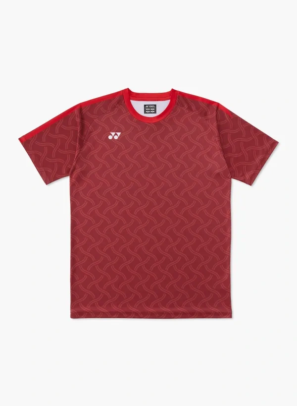 YONEX 16864EX UNISEX T-SHIRT-Smoke Red COLOR