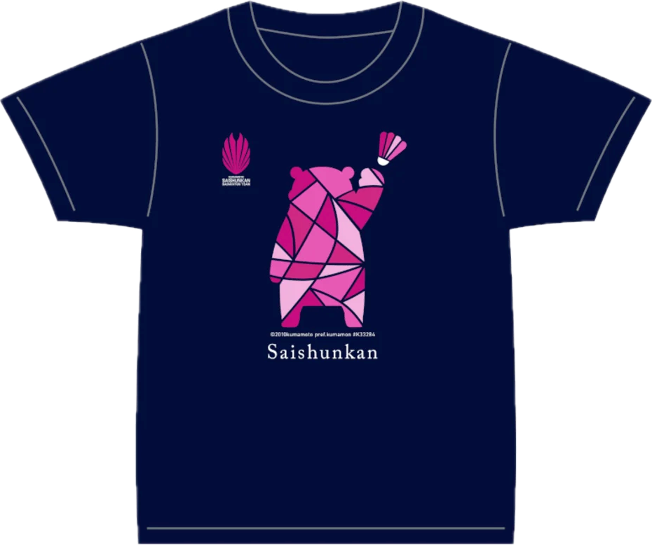 Blocking Pink T-shirt Kumamon ver.