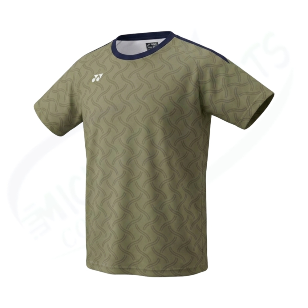 YONEX 16864EX UNISEX T-SHIRT-Khaki COLOR