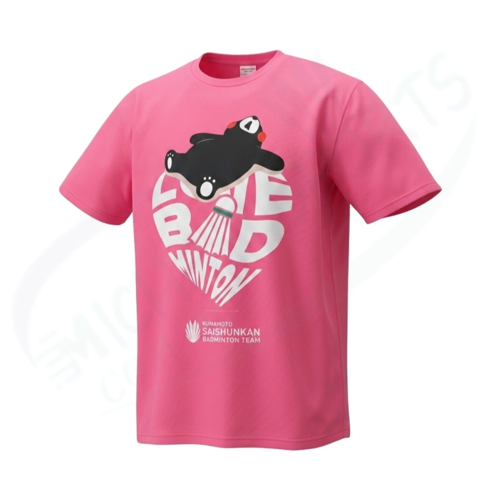 Heart T-shirt Kumamon ver. ( Pink)