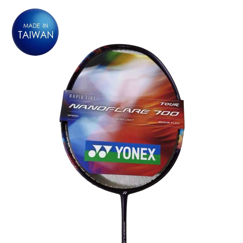 YONEX Nanoflare 700Tour Midnight Purple Badminton Racket 4U6 83g free Grip+Full Cover Free Delivery
