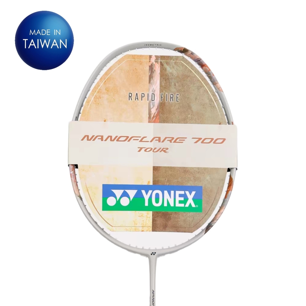 Limited Edition YONEX Nanoflare 700Tour Light Beige Badminton Racket 4U6 83g  Free Accessories Free Shipping