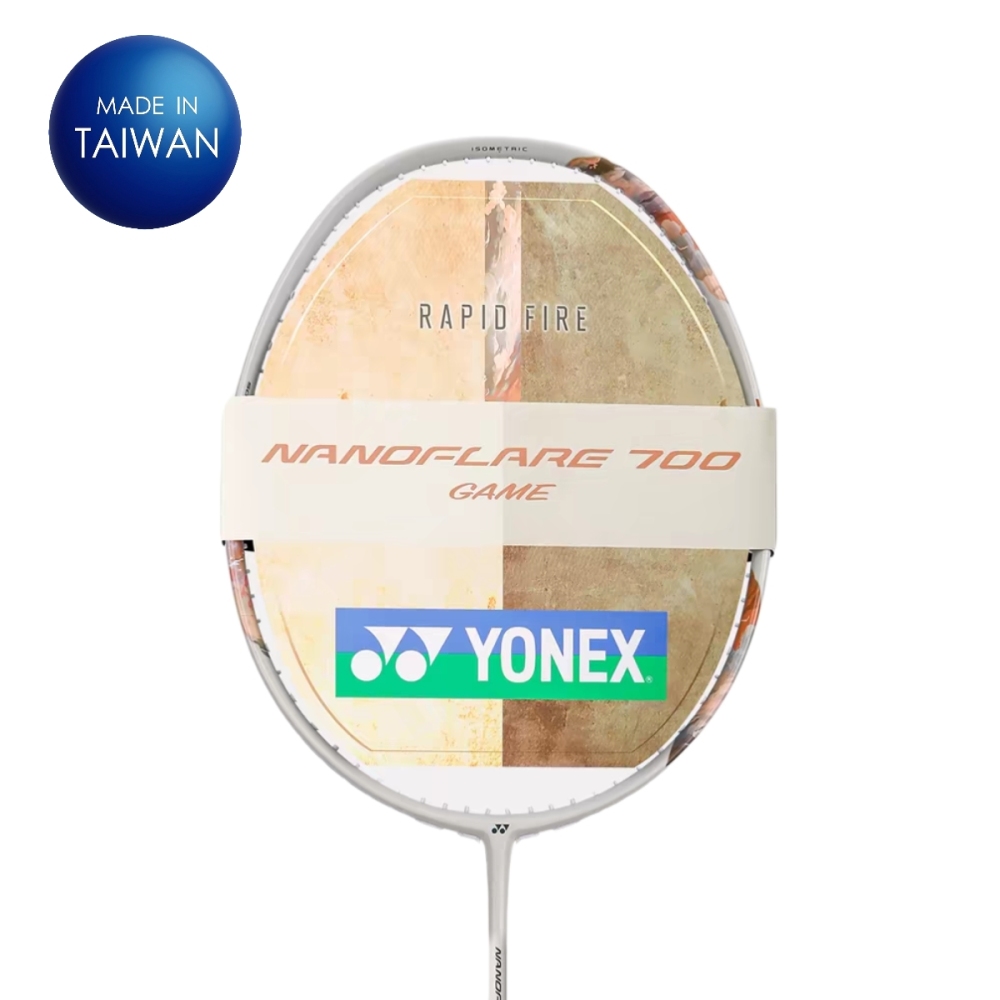 Limited YONEX Nanoflare 700Game Light Beige Badminton Racket 4U6 83g Free Grip Free Delivery