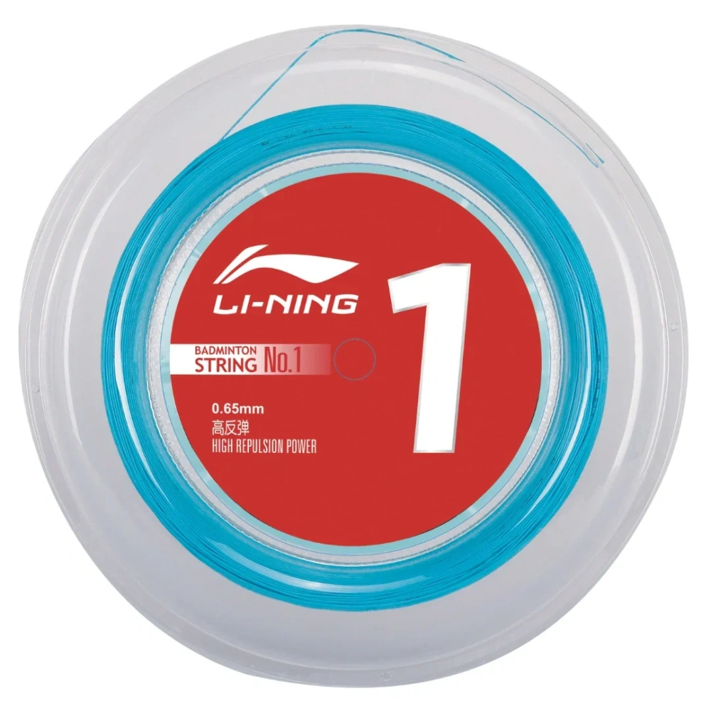 Li Ning No.1 String 0.65MM BADMINTON STRING 200M  Caribbean Sea color