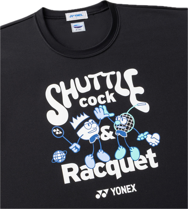YONEX 16895Y UNISEX TSHIRT black color made in Japan