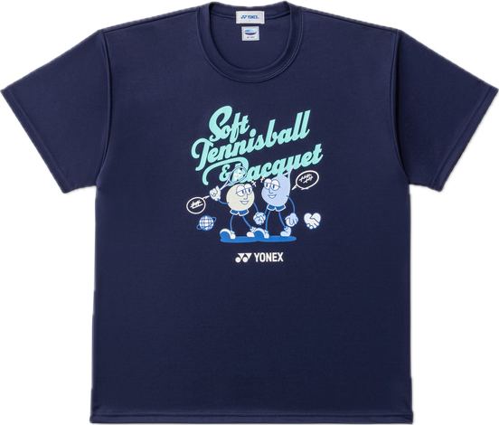 YONEX 16895Y UNISEX TSHIRT NAVY BLUE made in Japan