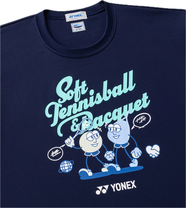 YONEX 16895Y UNISEX TSHIRT NAVY BLUE made in Japan