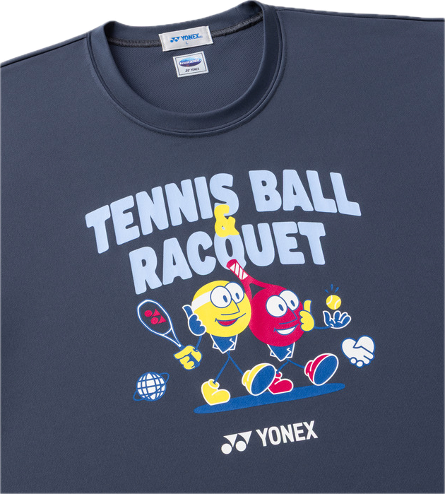 YONEX 16895Y UNISEX TSHIRT Charcoal color made in Japan