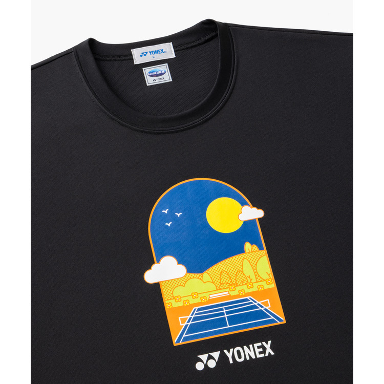YONEX 16896Y UNISEX TSHIRT black color made in Japan