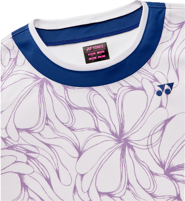 YONEX Women's game shirt. 20988 | Japan Made, KOREA/An Se Young white color