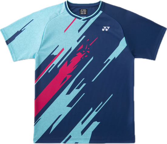 YONEX Unigame shirt (fit style). 10747 Dark Navy (554) / made in Japan/ Badminton Tennis Training Tee AU