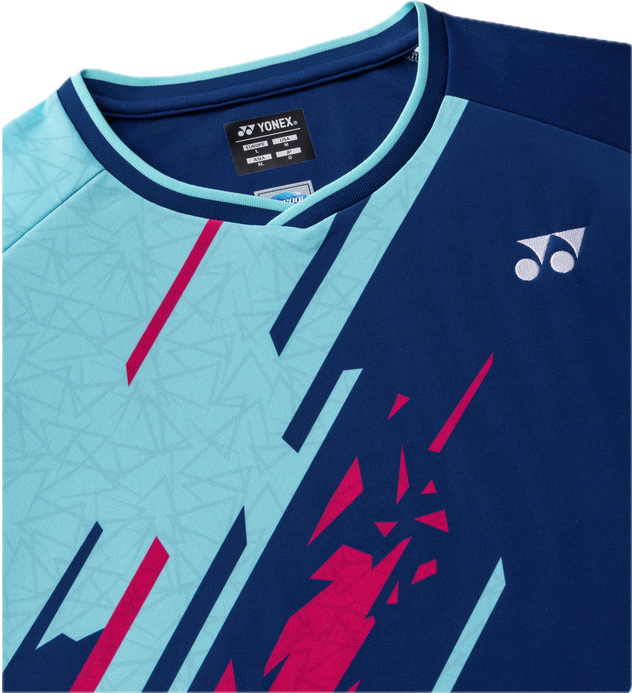 YONEX Unigame shirt (fit style). 10747 Dark Navy (554) / made in Japan/ Badminton Tennis Training Tee AU