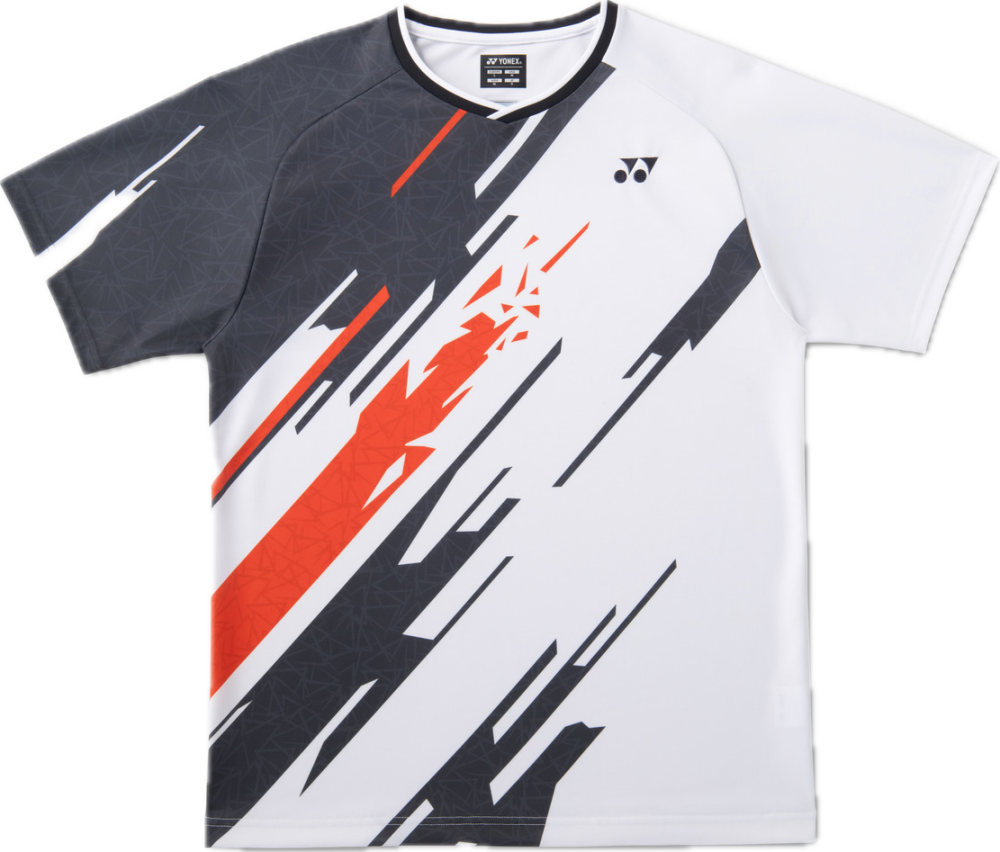 YONEX Unigame shirt (fit style). 10747 White (011) / made in Japan/ Badminton Tennis Training Tee AU