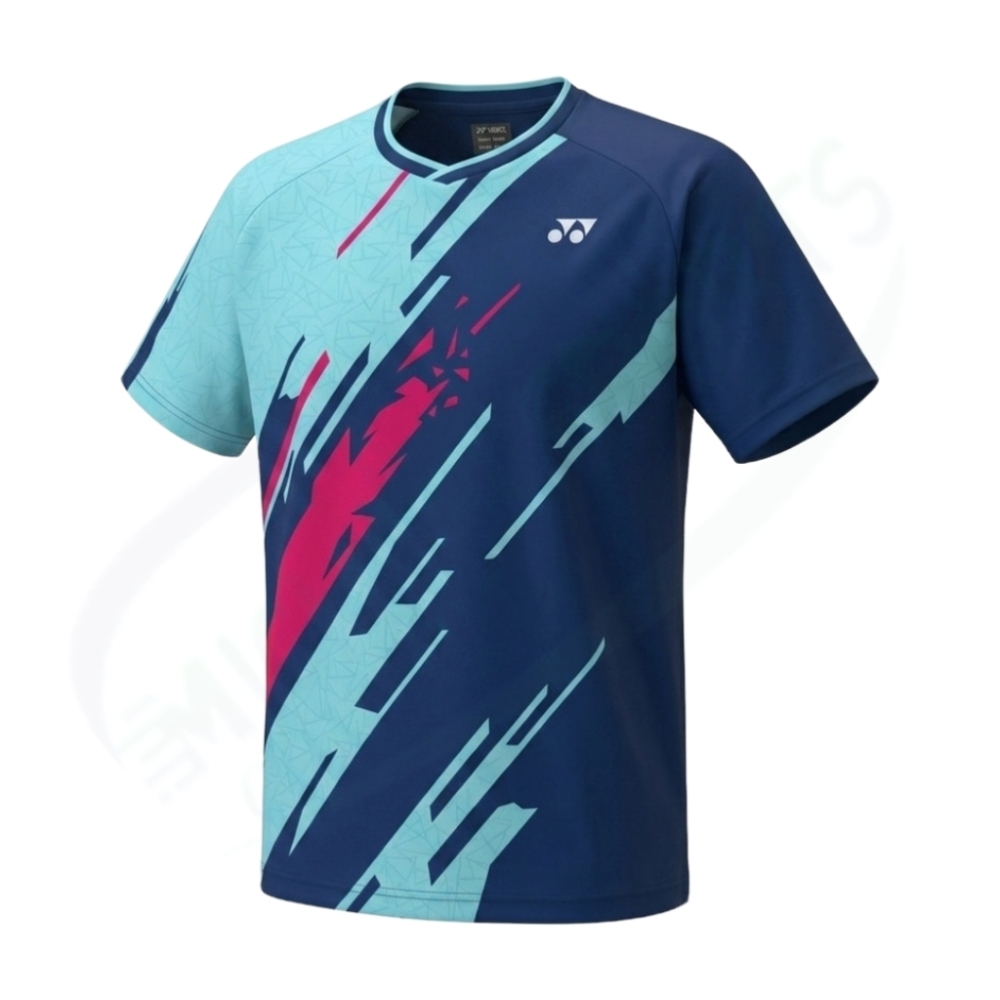 YONEX Unigame shirt (fit style). 10747 Dark Navy (554) / made in Japan/ Badminton Tennis Training Tee AU