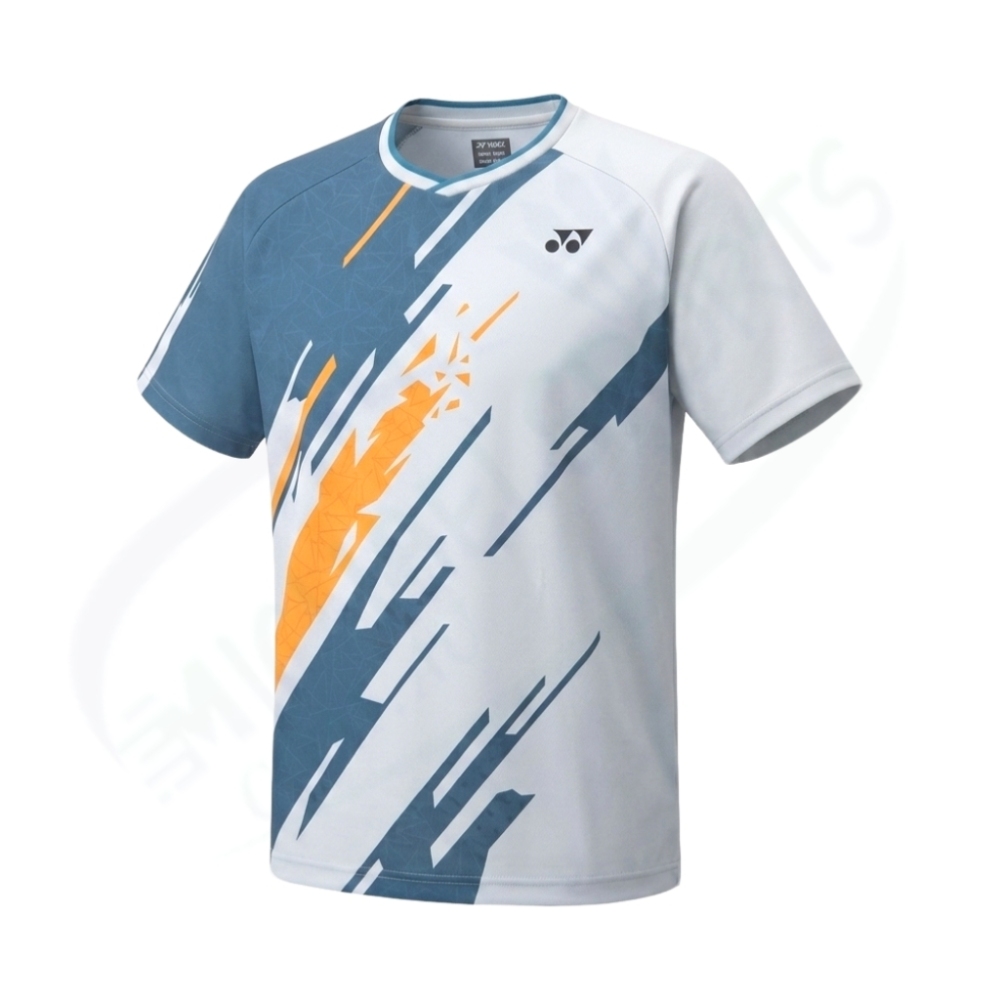 YONEX Unigame shirt (fit style). 10747 Ice Gray (326) / made in Japan/ Badminton Tennis Training Tee AU
