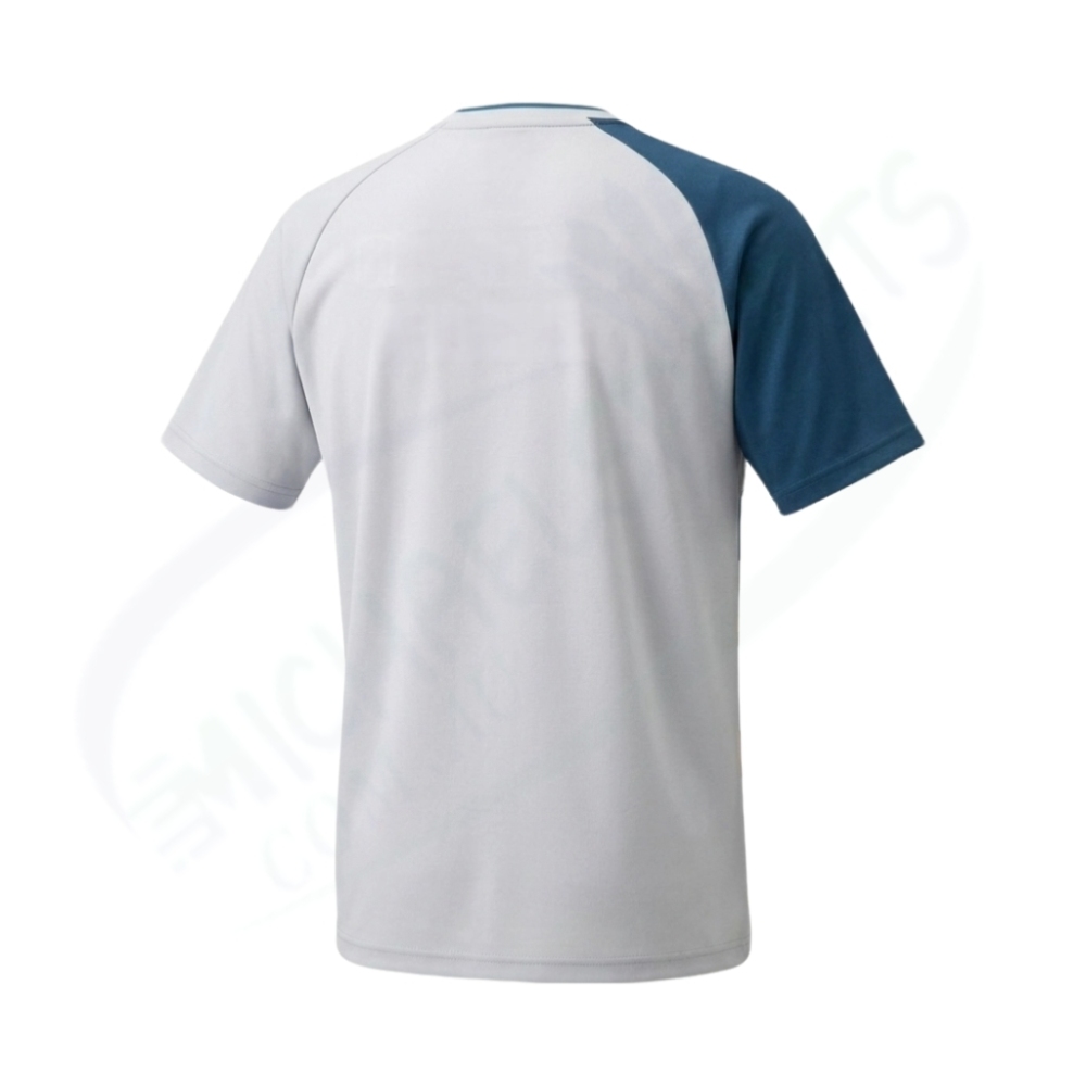 YONEX Unigame shirt (fit style). 10747 Ice Gray (326) / made in Japan/ Badminton Tennis Training Tee AU