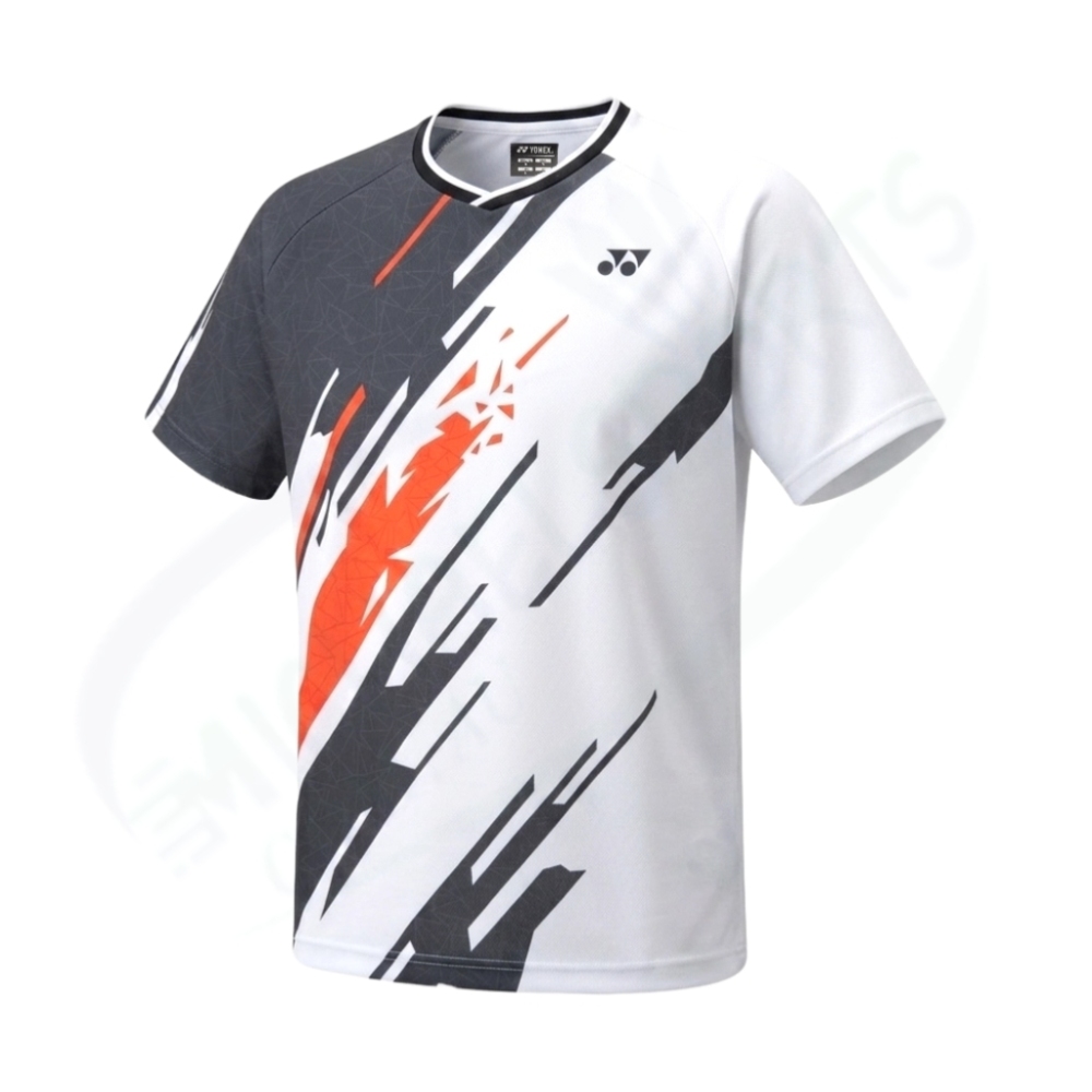YONEX Unigame shirt (fit style). 10747 White (011) / made in Japan/ Badminton Tennis Training Tee AU