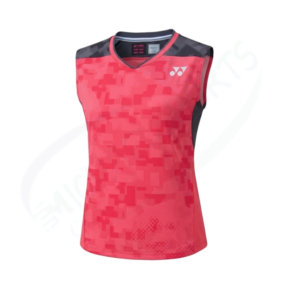 YONEX 21001YX Women Sleeveless Badminton Top Coral Red