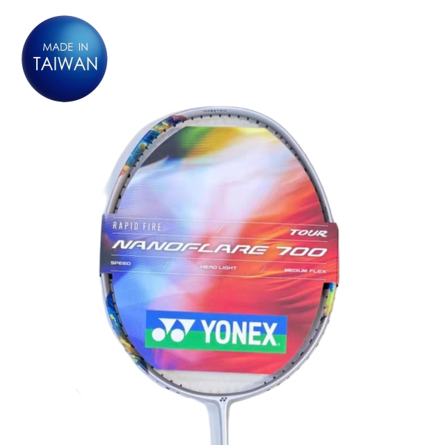 YONEX Nanoflare 700 Tour 5U6 78g Silver Sky-Blue Badminton Racket