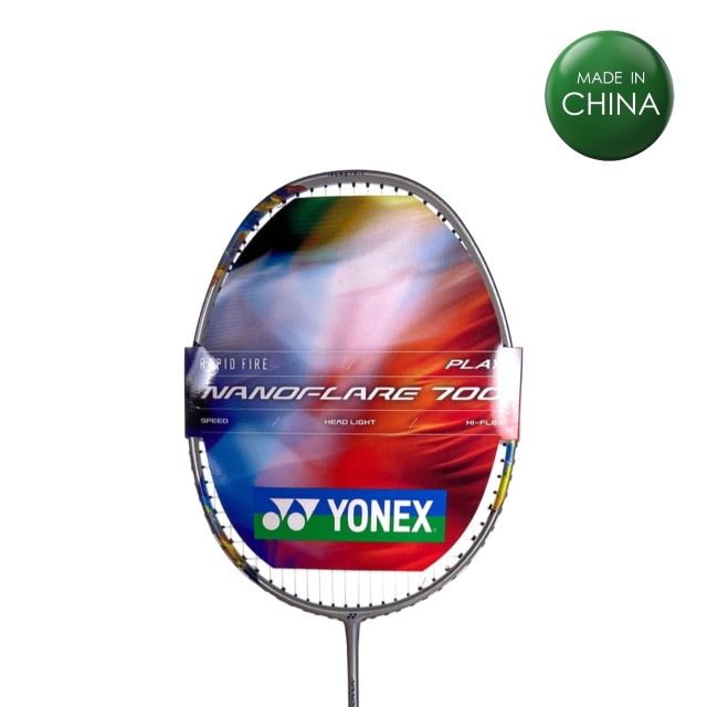 YONEX Nanoflare 700 Play 4U5 83g Silver Sky-Blue Badminton Racket