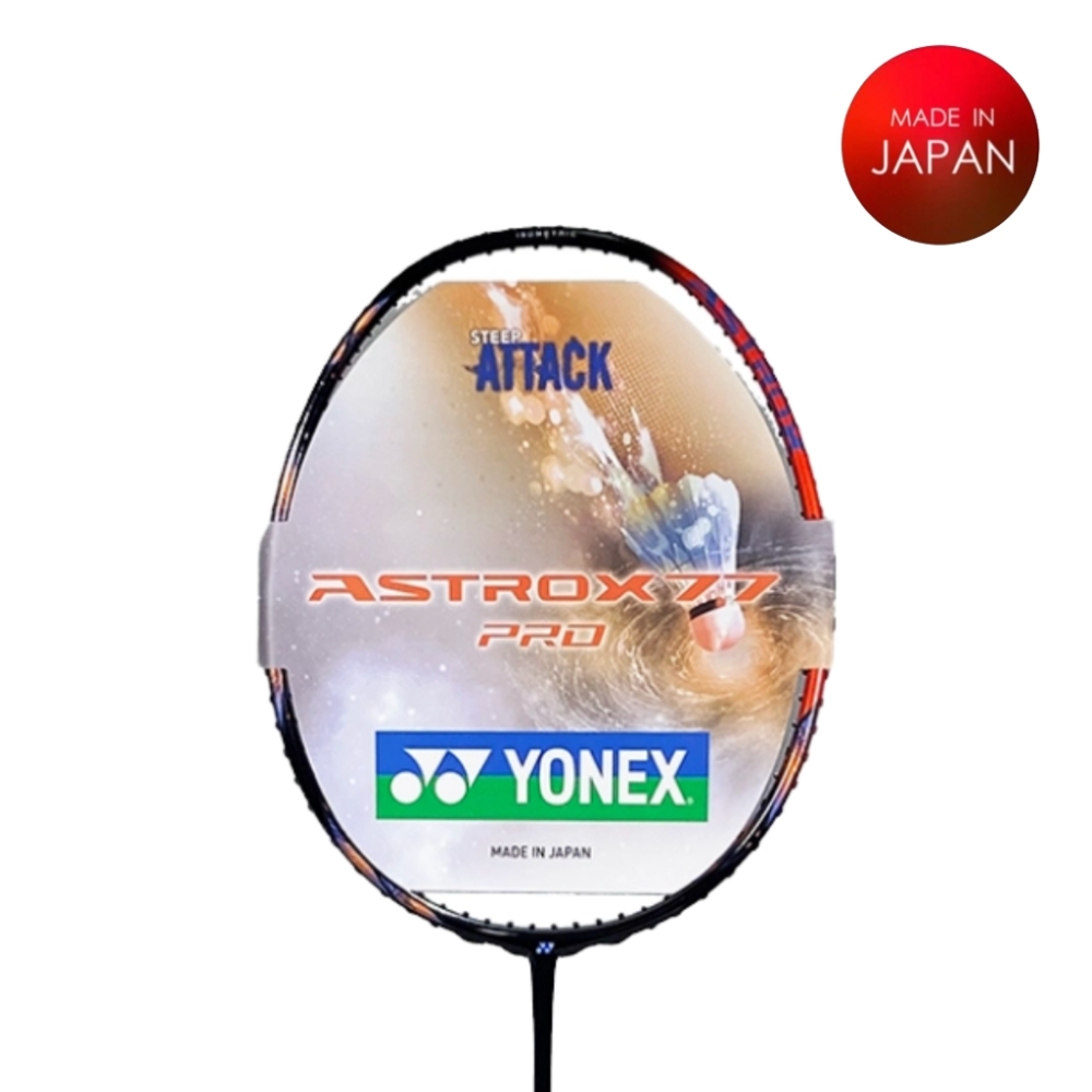 (Free Stringing Service)YONEX ASTROX 77Pro 3U5 88Grams High orange Color Free Grip  Delivery Free(Full Cover Free)
