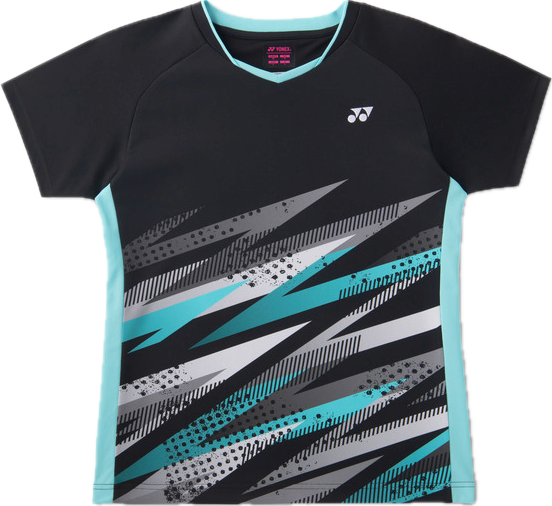 YONEX Women's game shirt. 20990 Black (007) / made in Japan/ Badminton Tennis Training Tee AU