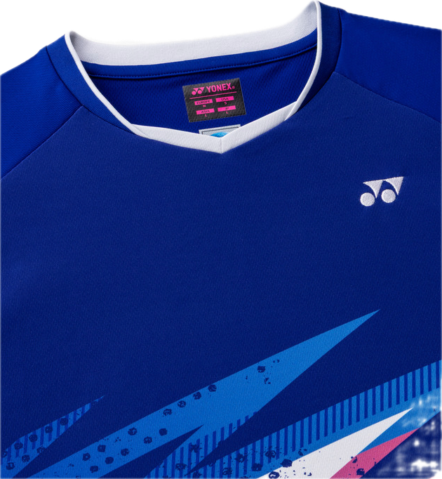 YONEX Women's game shirt. 20990 Midnight Navy (472) / made in Japan/ Badminton Tennis Training Tee AU