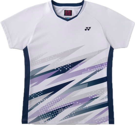 YONEX Women's game shirt. 20990 Color:White (011)/ made in Japan/ Badminton Tennis Training Tee AU