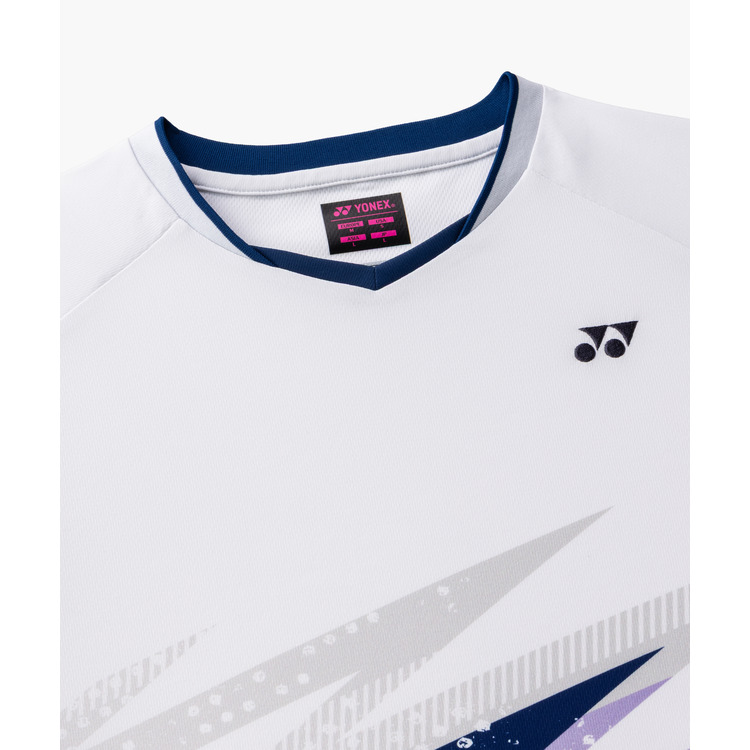 YONEX Women's game shirt. 20990 Color:White (011)/ made in Japan/ Badminton Tennis Training Tee AU