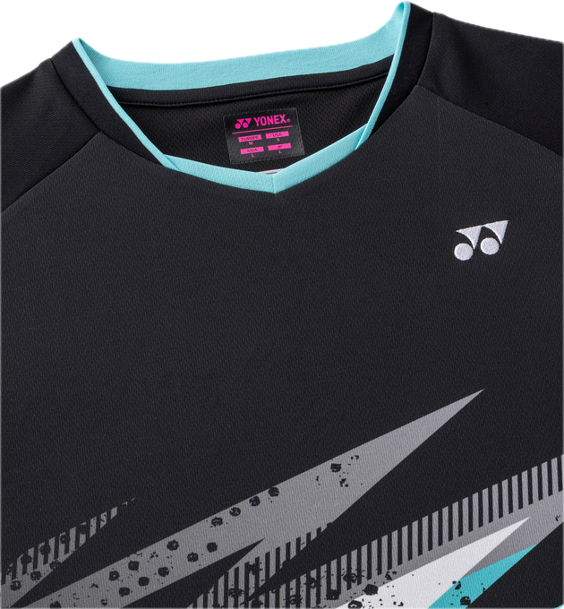 YONEX Women's game shirt. 20990 Black (007) / made in Japan/ Badminton Tennis Training Tee AU