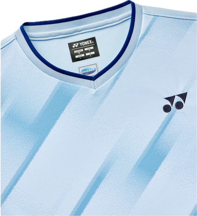 YONEX Unigame shirt. 10745 Pastel blue (664) / made in Japan/ Badminton Tennis Training Tee AU