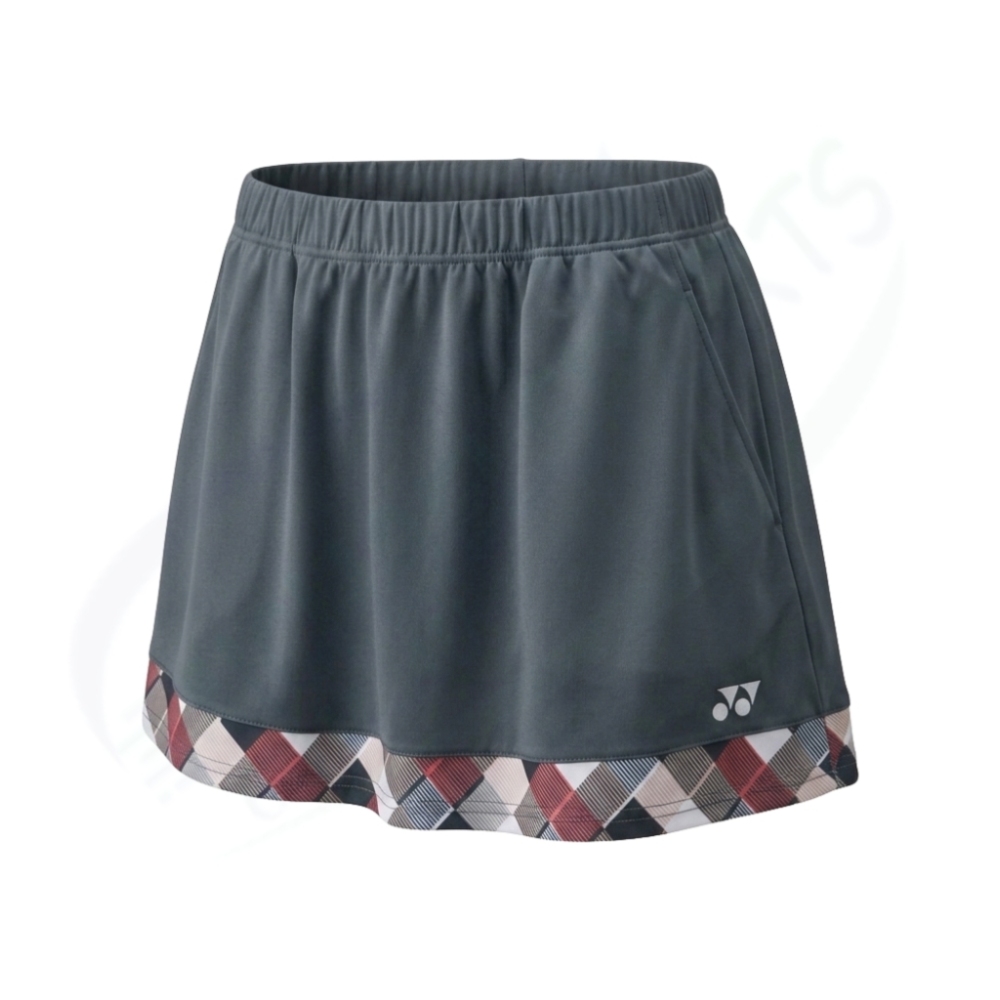 YONEX Women's skirt (with inner spats). 26206 /made in Japan /Color: Iron Gray (405)