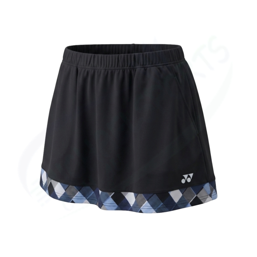 YONEX Women's skirt (with inner spats). 26206 /made in Japan /Color: Black (007)
