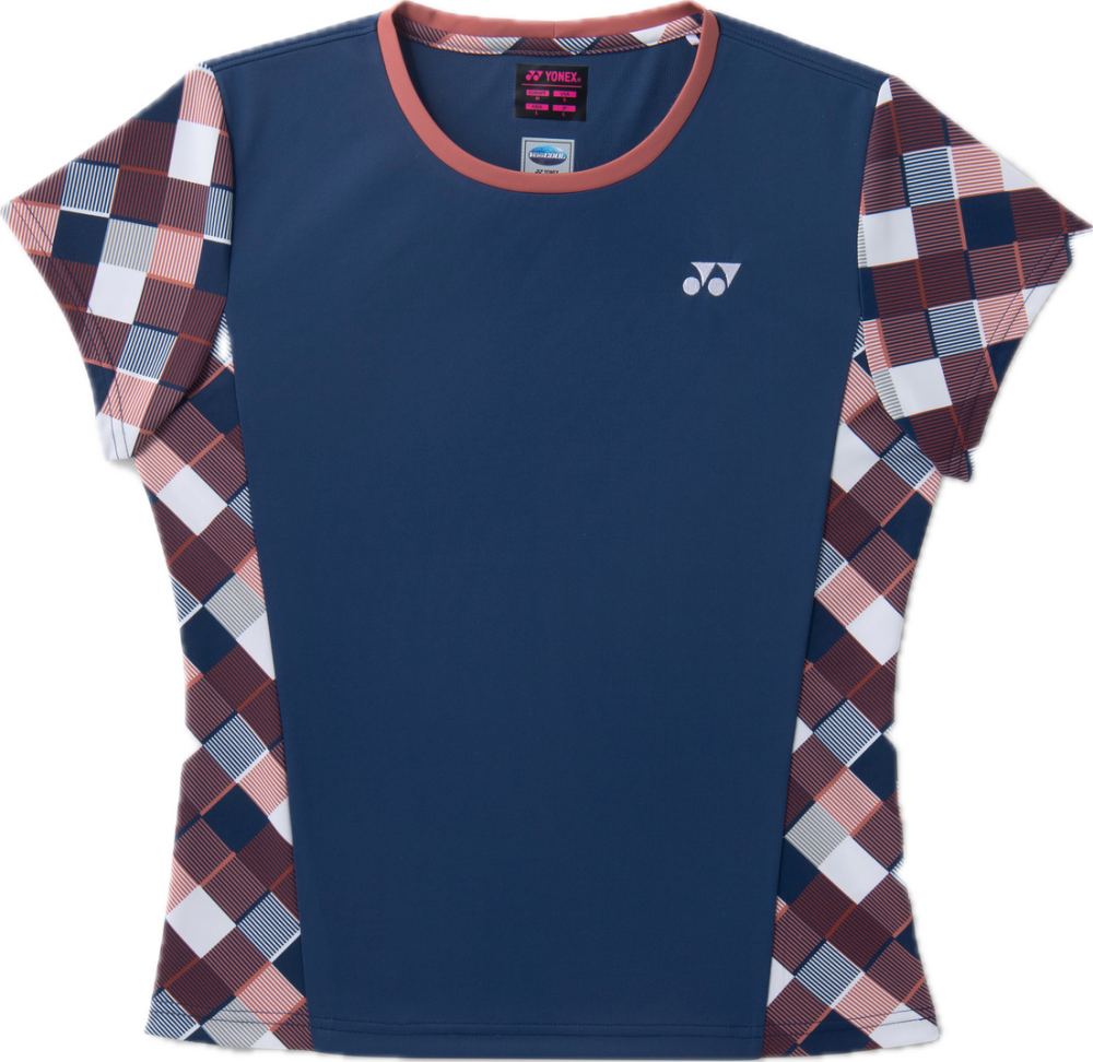 YONEX Women's game shirt. 20987 Dark Navy (554)/ made in Japan/ Badminton Tennis Training Tee AU