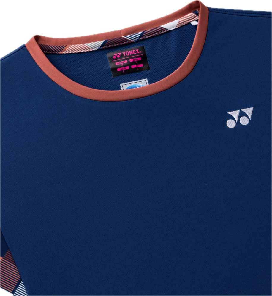 YONEX Women's game shirt. 20987 Dark Navy (554)/ made in Japan/ Badminton Tennis Training Tee AU