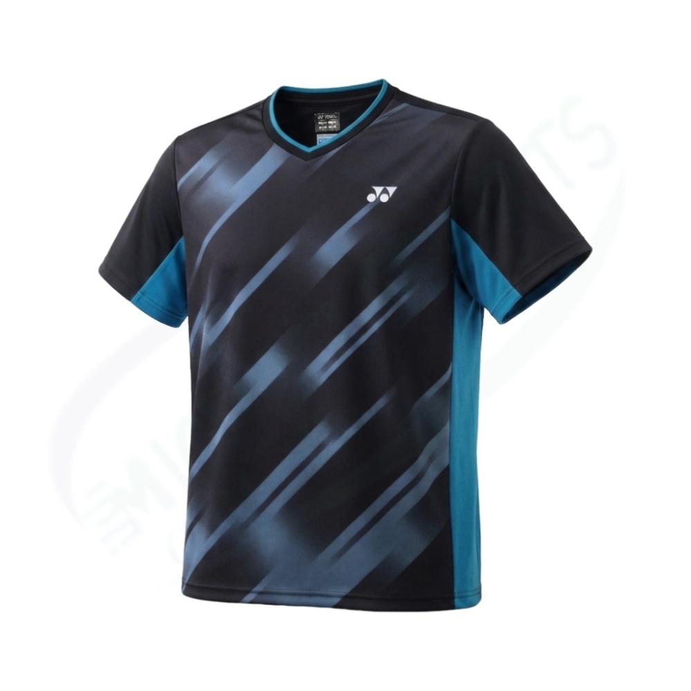 YONEX Unigame shirt. 10745 Black (007)/ made in Japan/ Badminton Tennis Training Tee AU
