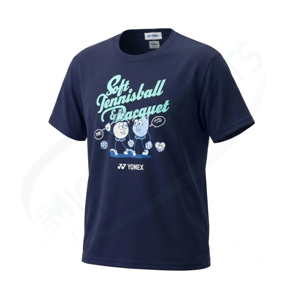 YONEX 16895Y UNISEX TSHIRT NAVY BLUE made in Japan