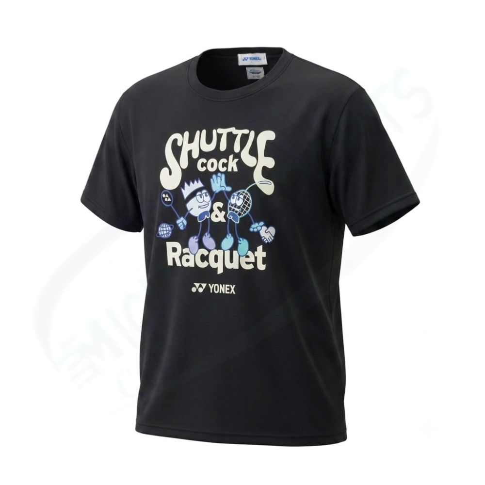 YONEX 16895Y UNISEX TSHIRT black color made in Japan