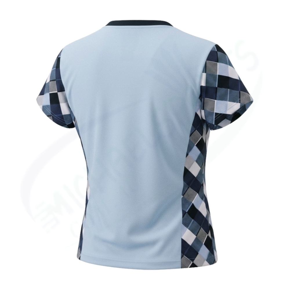 YONEX Women's game shirt. 20987 Pastel blue (664)/ made in Japan/ Badminton Tennis Training Tee AU