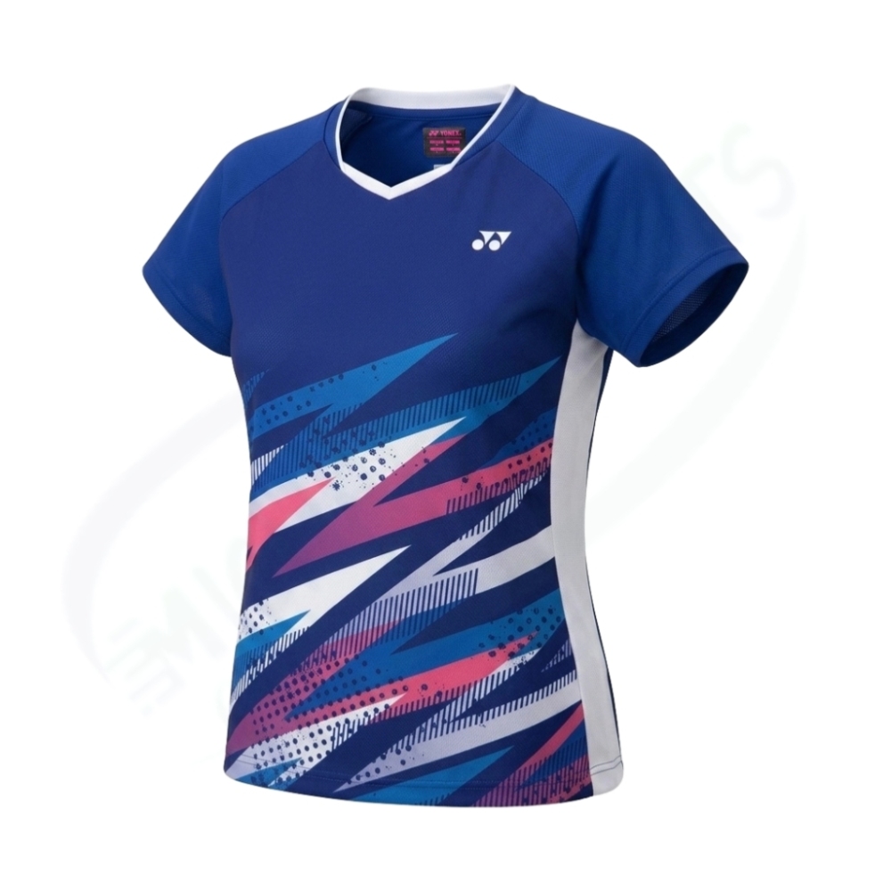 YONEX Women's game shirt. 20990 Midnight Navy (472) / made in Japan/ Badminton Tennis Training Tee AU