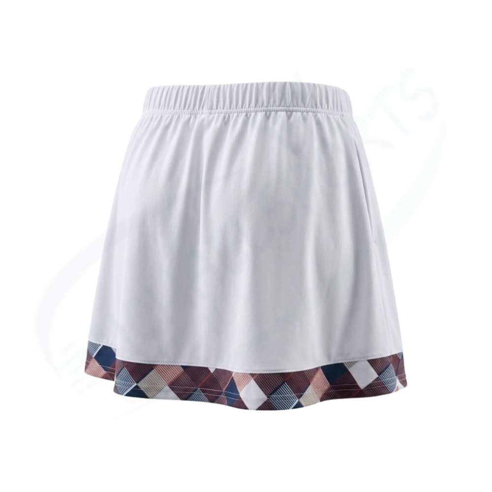 YONEX Women's skirt (with inner spats). 26206 /made in Japan /Color: White (011)