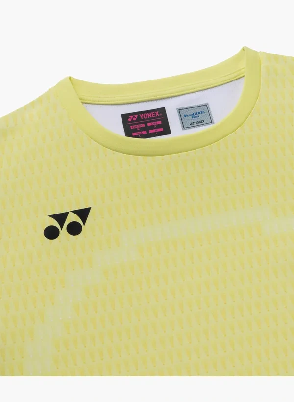 YONEX Women's game shirt.20952 Pale Color:Pale Yellow