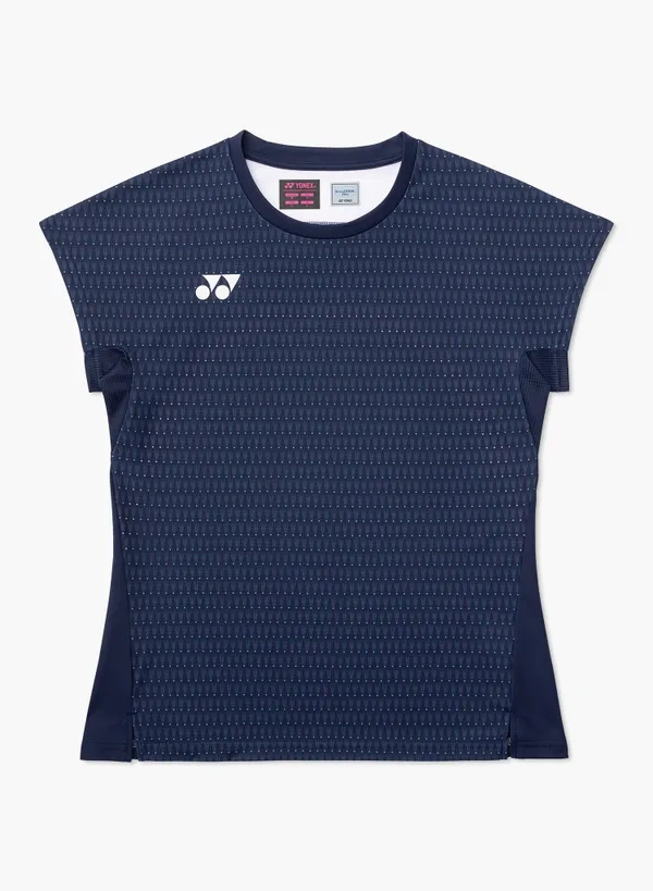 YONEX Women's game shirt.20952 Pale Color:Dark Navy (554)